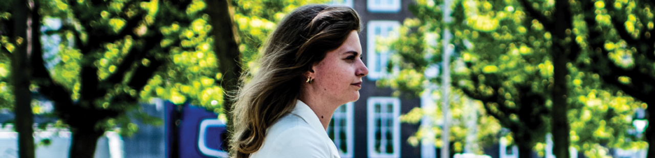 Banner met foto van Harriëtte